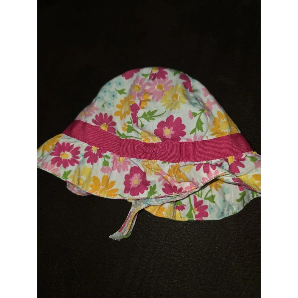Gymboree layette line spring blossom floral dress and hat size 3 6 months
